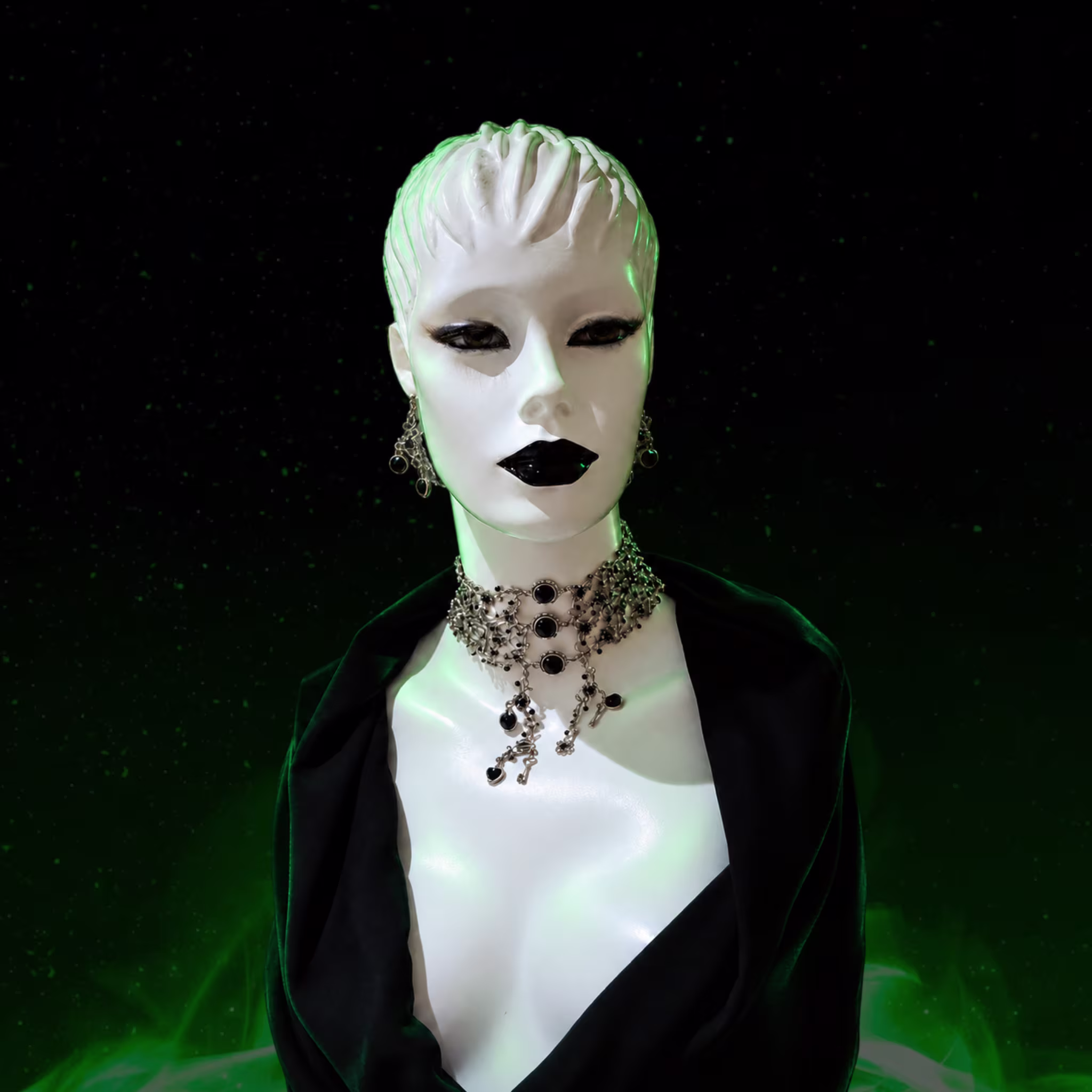 Silver and Cyanide Tailored Chokers collection preview